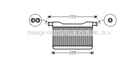 AVA QUALITY COOLING šilumokaitis, salono šildymas BW6382